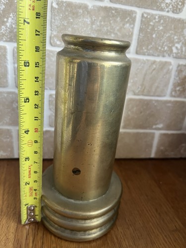 Brass fire hose nozzle - brass,