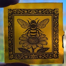 Stained Glass  Bee Kiln fired