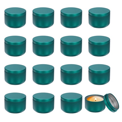 16pcs 3oz candle tins metal - 16pcs,