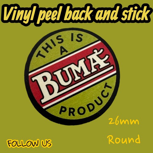Buma product vintage - buma, round
