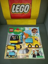 LEGO DUPLO Town Truck & Tracked Excavator Construction Vehicle  2+ | 10931