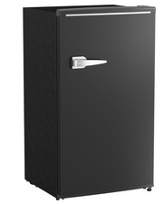 HOMCOM Under Counter Fridge, 85L Small Retro Refrigerator with Chiller Box,...