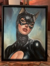16x20n original Cat woman oil