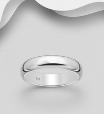 Band Ring Solid 925 Sterling