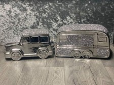 Crushed Diamond Silver Crystal