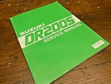 SUZUKI DR 200 S SERVICE MANUAL