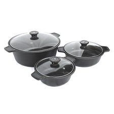 Set of 3 Premium Cast Iron