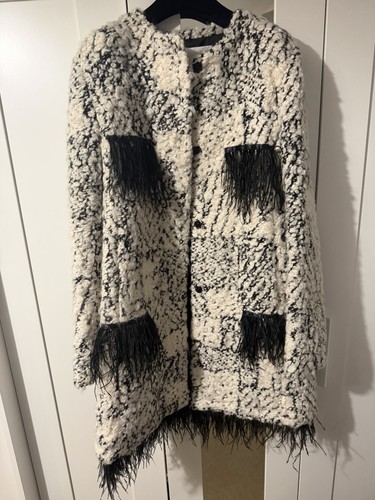 Ainea italian bouclé coat - italian,