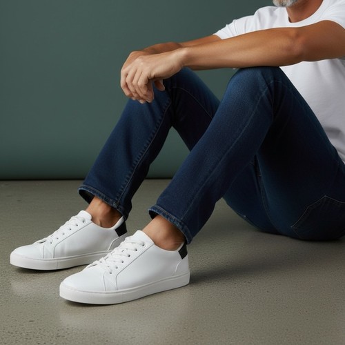 Thousand fell white leather - thousand,