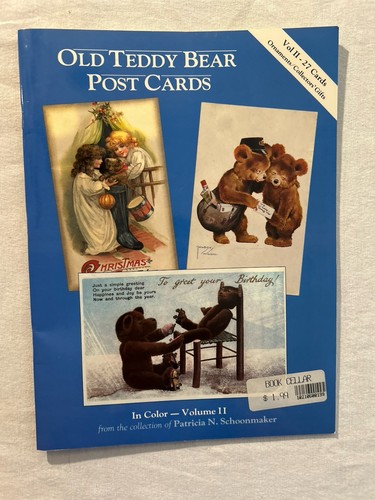 Antique teddy bear postcards - antique,