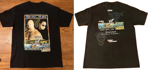Vintage 2001 wwf wrestlemania - vintage,
