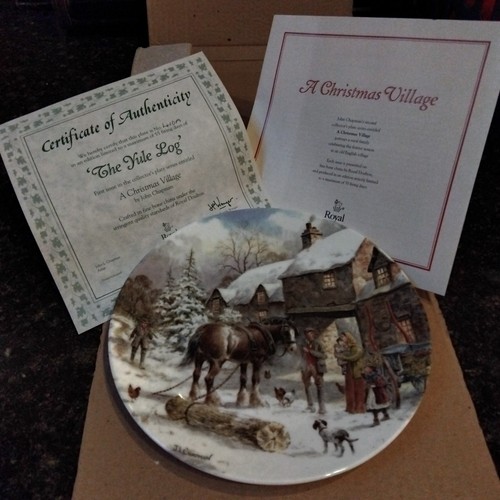Royal doulton the yule log - doulton,