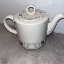 Hornsea Chequers White Tea Pot