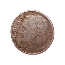 1946 USA .900 Silver Dime 10