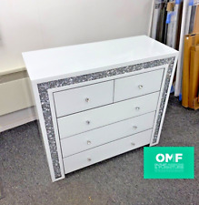 5 Drawer Diamond Crush Border