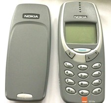 NOKIA 3310 /3330 A1 WORKING MOBILE 12 MONTH WARRANTY MAINS PLUG DARK GREY MP/DR2
