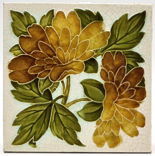 Victorian fireplace tile - victorian,
