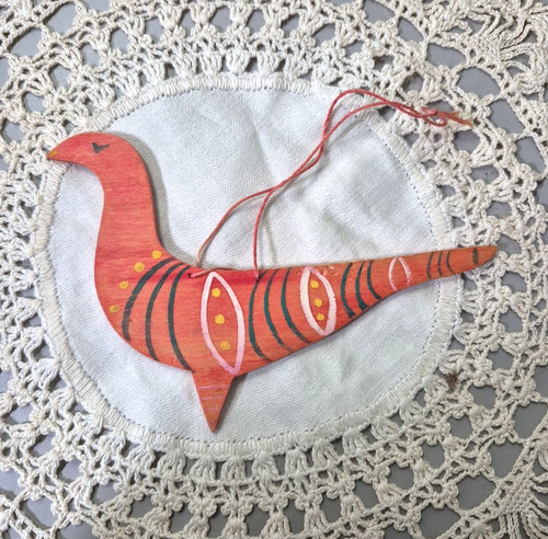 Vintage wood bird pheasant - vintage,