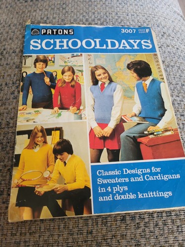 Vintage patons knitting - vintage,
