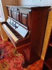 Antique W.T. Baldwin Upright Piano in Mahogany