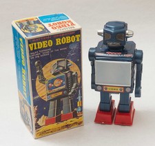 RARE 1970S JAPAN HORIKAWA VIDEO ROBOT  VERY CLEAN WORKING CONDITION BOXED