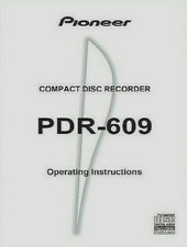 Pioneer PDR-609 Compact Disc