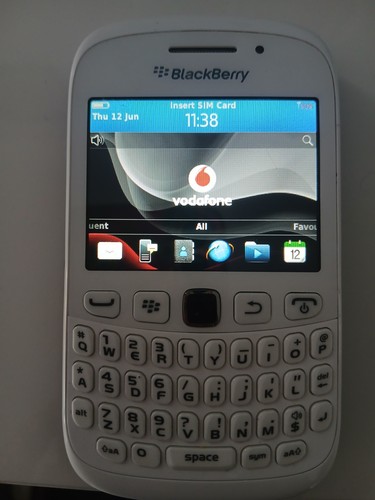 White blackberry curve - white,
