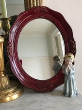Vintage Oval MIRROR Framed