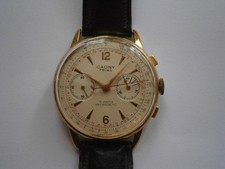 Vintage gents CHRONOGRAPH wristwatch CAUNY PRIMA mechanical watch spares repair