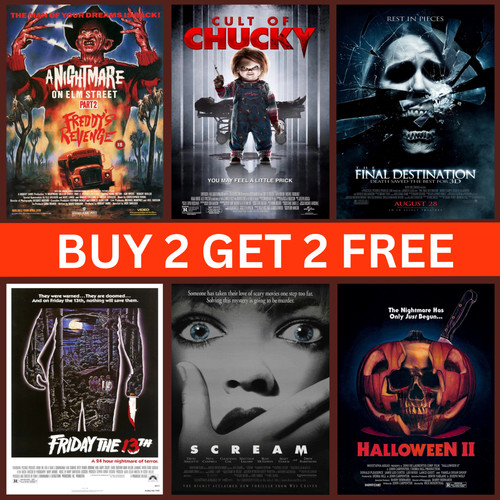 Iconic horror movie posters - movie,