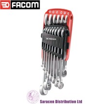 FACOM 14 PIECE METRIC COMBINATION SPANNER SET 7 - 24MM - 440.JP14PB
