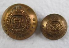 2x WW1 British Army:"ROYAL ENGINEERS BRASS BUTTONS" (23mm-17mm, GVR, RE)
