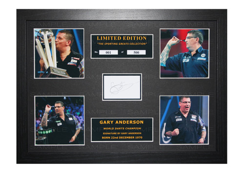 Gary anderson signed ltd - anderson,