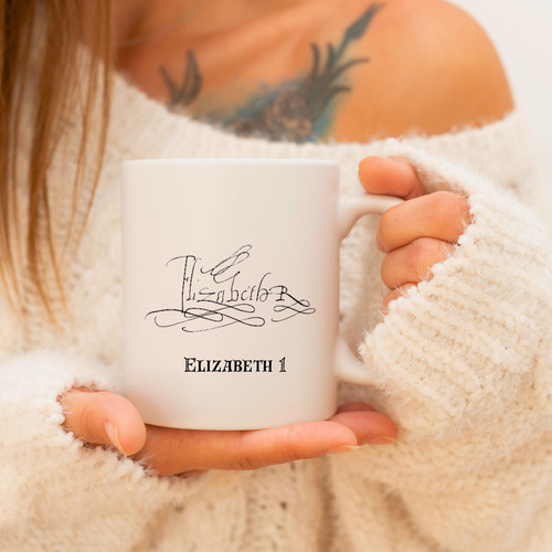 Elizabeth the first signature - the,