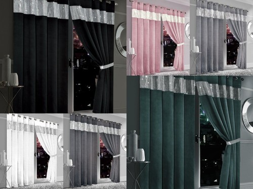Diamante blackout curtains - diamante,