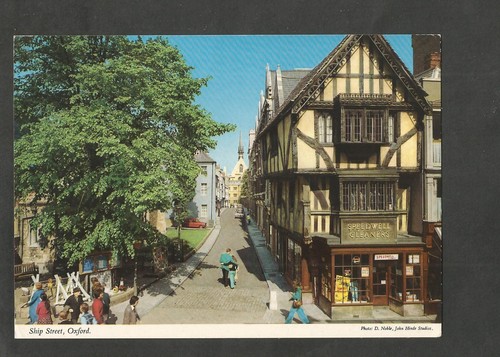 Postcard oxford ship street - oxford,