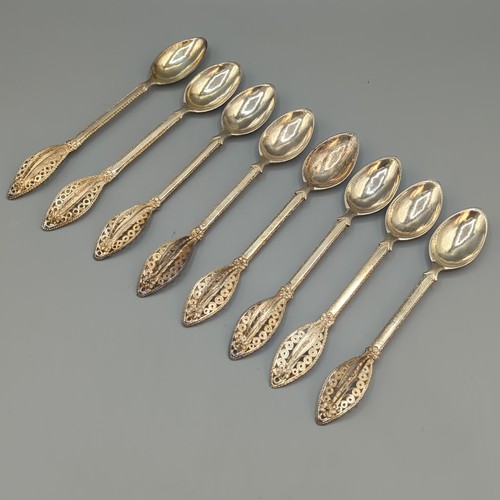 Set antique 800 silver - 8,