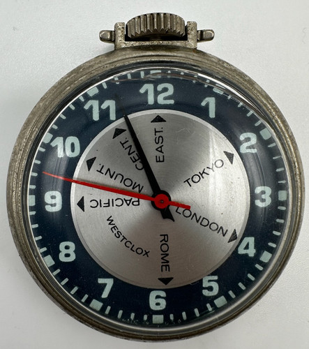 Vintage westclox world time - westclox,