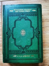 Charlotte Bronte 'WUTHERING HEIGHTS and AGNES GREY". 1883 Edition. Smith, Elder