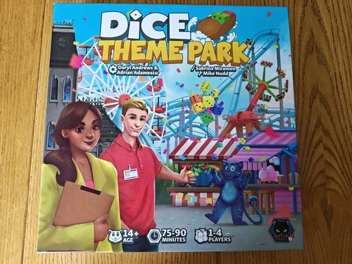 Dice theme park board game - park,
