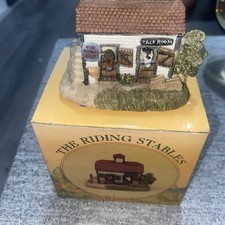 Horses pony The Riding Stables Tack Room village miniature  Leonardo Collection
