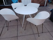 Mid Century Alias Tri Dining Table Alberto Meda + Vitra Ron Adrad  Shell Chairs