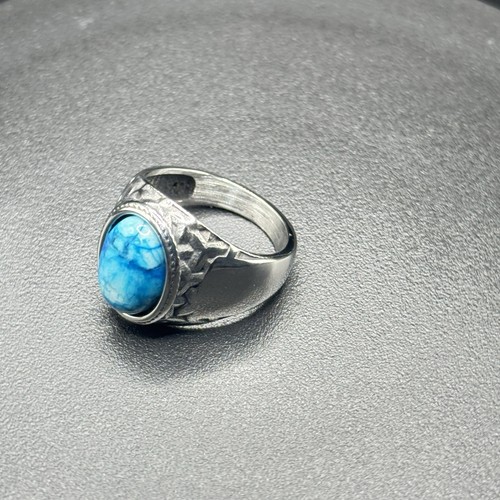 Silver tone ring with - silver,