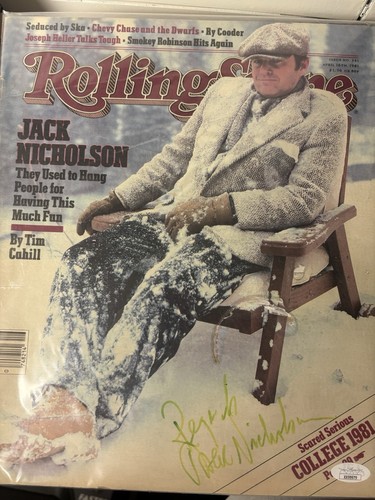 Jack nicholson autograph - jack,