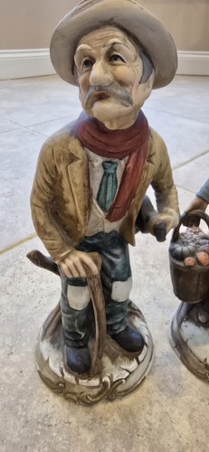 Vintage ceramic figurines - x3, .
