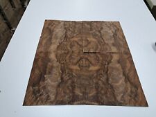 Burr Walnut Veneer - 4 NATURAL WOOD SHEETS - 270mm x 250mm