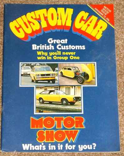 Custom car magazine nov 1972 - car,