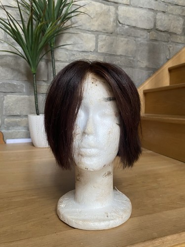 Human hair short wig bleached - hair,