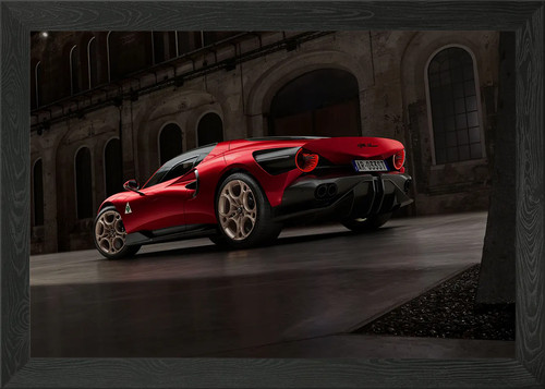 Alfa romeo stradale - stradale, framed