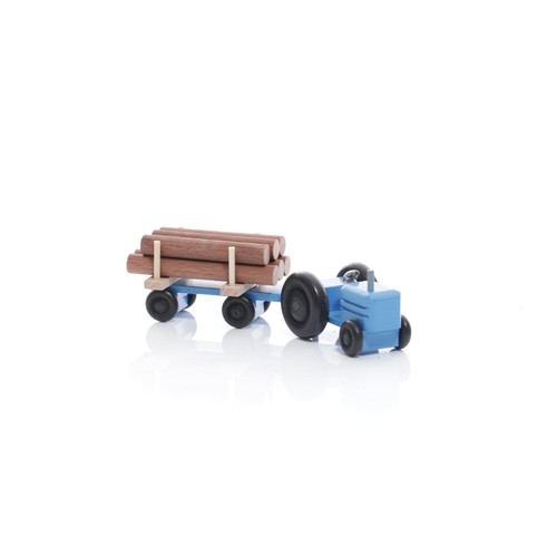 Wooden toy tractor - wooden,